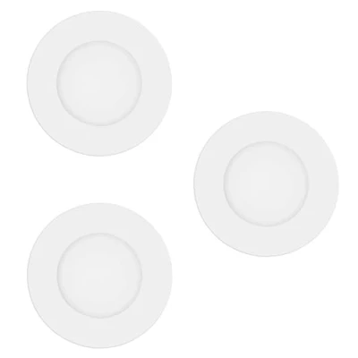 Afbeelding van EGLO connect.z Fueva Z Smart Inbouwlamp Ø 8,5 cm wit Set 3 spots Instelbaar licht Dimbaar Zigbee