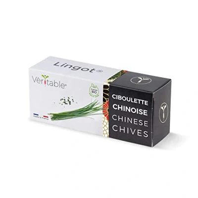 Afbeelding van Lingot Biologische Chinese bieslook compatibel met echte binnenmoestuin en Exky® kant klare navulverpakking substraat geïntegreerde zaden