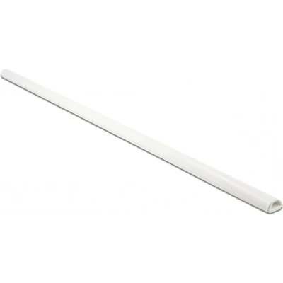 Afbeelding van Kunststof kabelgoot zelfsluitend met zelfklevende plakstrip 100 x 1,5 cm / wit
