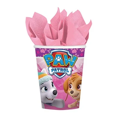 Afbeelding van Beker Paw Patrol Skye pink 250ml 8 stuks