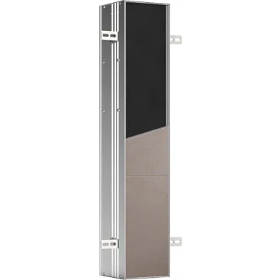 Afbeelding van Emco Plus Inbouw Reserverolhouder Rechts 15,4x15x80,3 cm Chroom