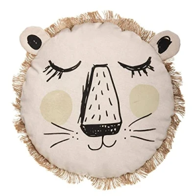 Afbeelding van Atmosphera Dieren sierkussen kinderkamer leeuw 38 cm polyester