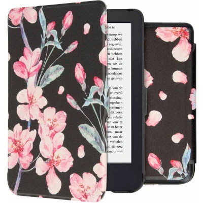 Afbeelding van Hoesje geschikt voor Kobo Clara 2E E reader iMoshion Design Slim Hard Case Bookcase Ook Tolino Shine 4 Blossom