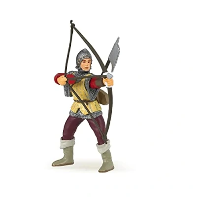 Afbeelding van Speelfiguur Mens Ridder Met pijl &amp; boog Rood