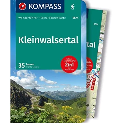 Afbeelding van KOMPASS Wanderführer Kleinwalsertal, 35 Touren mit Extra Tourenkarte