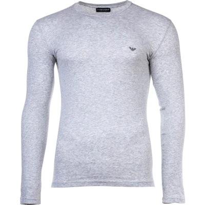 Afbeelding van Emporio Armani O hals longsleeve shirt basic grijs L