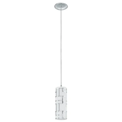 Afbeelding van EGLO Bayman Hanglamp 1 Lichts Wit, Chroom