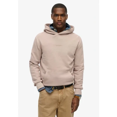 Afbeelding van Superdry Micro LOGO Hoodie, Heren, Maat: 3XL, Deep beige slub