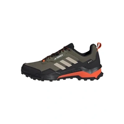 Afbeelding van Adidas Terrex AX4 Goretex Hiking Outdoorschoenen, Heren, Maat: 38 2/3, Olive strata/wonder beige/core black Textiel/ synthetisch