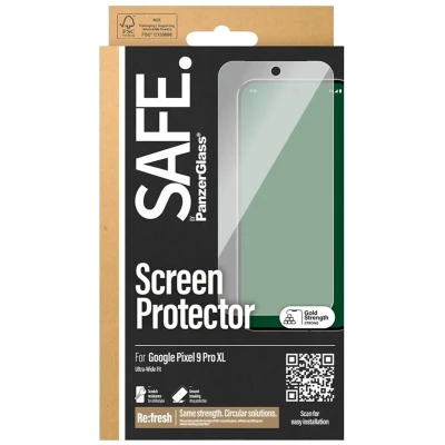 Afbeelding van Safe Ultrabrede pasvorm (1 Stuk, Apple iPhone 16), Smartphone beschermfolie, Transparant
