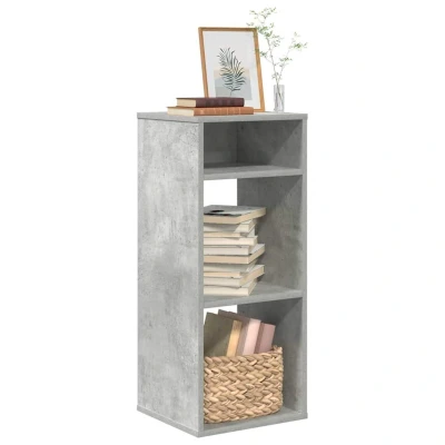Afbeelding van vidaXL Boekenkast 34x31x80 cm bewerkt hout betongrijs