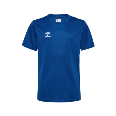 Afbeelding van Hummel Essential SS Tshirt basic voor kinderen, Maat: 128, True blue