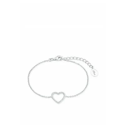 Afbeelding van s.Oliver Bracelet pour dames, argent sterling 925, zirconium (synth.) coeur