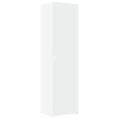 Afbeelding van vidaXL Hoge kast 50x42,5x185 cm bewerkt hout wit