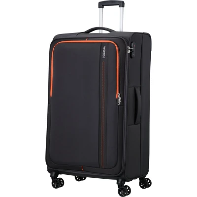 Afbeelding van American Tourister Sea Seeker Spinner 80 charcoal grey Zachte koffer