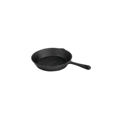Afbeelding van Vogue ronde gietijzeren inductie grillpan 26,7cm