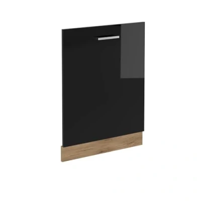Afbeelding van Vicco Panneau de lave vaisselle R Line noir brillant, 60 cm sans plan travail