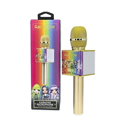 Afbeelding van Rainbow High draadloze karaoke microfoon voor kids met speaker stemopname