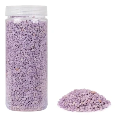 Afbeelding van HEKU 30332 06: Decoratiegranulaat lila 750 g in hersluitbare doos