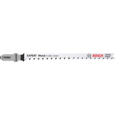 Image de BOSCH 2608900555 lame de scie sauteuse T 308 BO Expert Wood 2 side clean (pack 5)