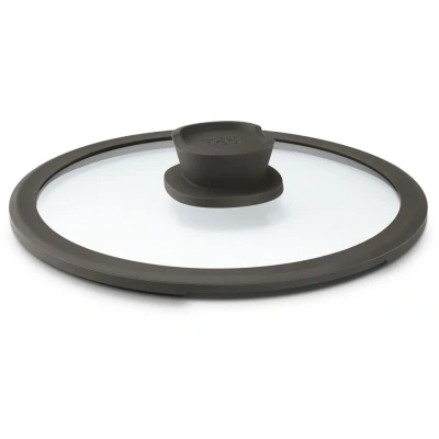 Afbeelding van LEO Glazen deksel Stone Ø 28cm Gris
