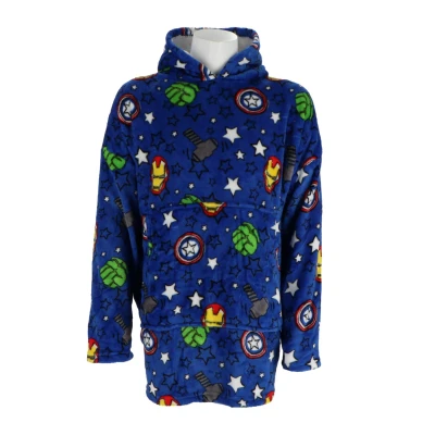 Afbeelding van Marvel Avengers Snuggle Hoodie Fleecedeken Poncho Volwassen (One Size) Flanel Polyester