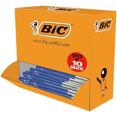 Afbeelding van Bic balpen M10 Clic voordeelpak blauw