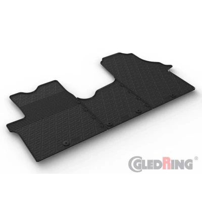 Afbeelding van Gledring 0856 Vloermatset Rubber 2e serie 2 zwart