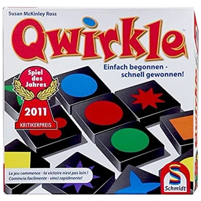 Afbeelding van Schmidt Spiele 49311 Qwirkle, spel van het jaar 2011, familiespel, artikel FFP