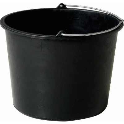 Afbeelding van Bouwemmer zwart 20 liter