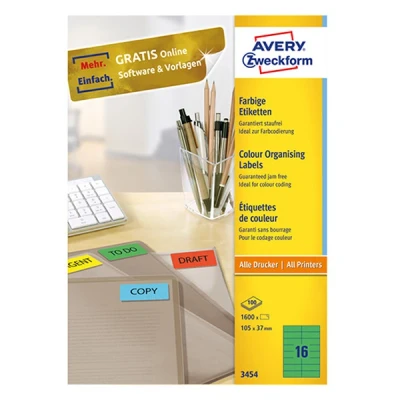 Image de Avery étiquettes pour dossiers 1600 étiquette(s)