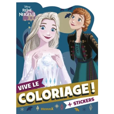 Image de Disney La Reine des Neiges 2 Vive le coloriage ! (Elsa et Anna)