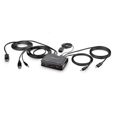 Afbeelding van KVM Schakelaar Startech C2 D46 UAC CBL 1,8 m