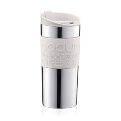Image de Bodum 11068 913 travel mug de voyage petit modèle 0,35 l blanc crème
