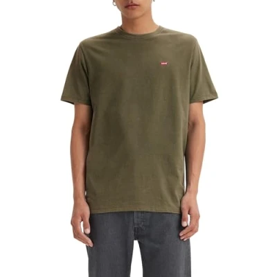 Image de Levi&#039;s Homme T Shirt Ss Original Housemark Tee, Olive Night, L