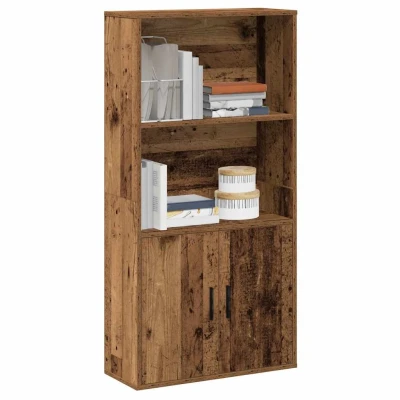 Afbeelding van vidaXL Boekenkast 60x24x120 cm bewerkt hout oud houtkleurig