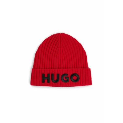 Afbeelding van HUGO Unisex Muts, Heren, Maat: One Size, Open pink three