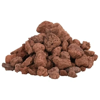Afbeelding van vidaXL Vulkanische rotsen 10 kg rood 1 2 cm