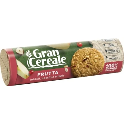 Afbeelding van Gran Cereale Biscotto Frutta, Ricco di Fibra e Fosforo, 250 g