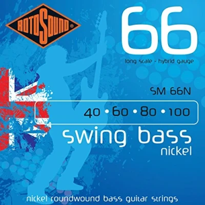 Image de Rotosound SM66N Swing Bass Jeu de cordes basse 40 100