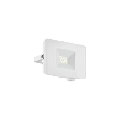 Afbeelding van EGLO Faedo 3 Led buitenspot, 1 lichtpunt, buitenlamp, wandspot van aluminium, kleur: wit, glas: helder, 10 watt, IP65