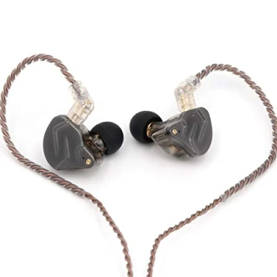 Image de Écouteurs Linsoul KZ ZSN Pro Sans Fil Bluetooth Intra Auriculaires Détachable 3.5mm Jack HiFi Noir