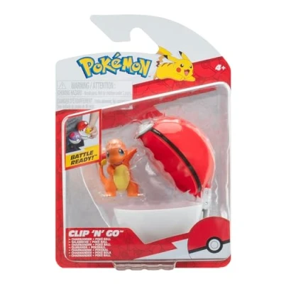 Afbeelding van Pokémon Clip &#039;N&#039; Go Charmander set met Pokéball