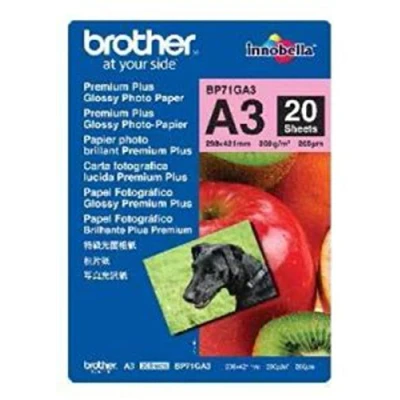 Afbeelding van Fotopapier Brother BP 71 A3 260gr glossy 20vel