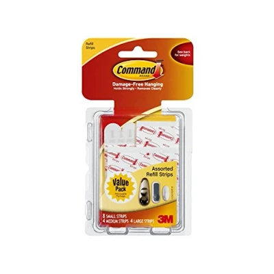 Afbeelding van Command 17200 ES algemene plakstrips, wit, één maat
