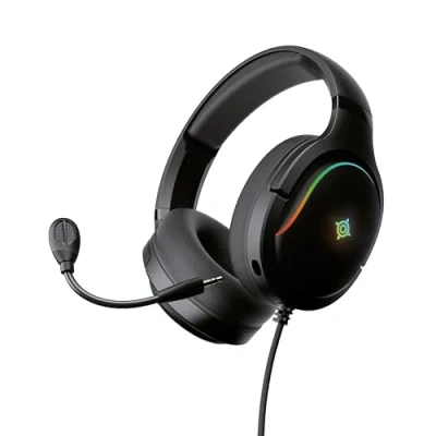 Afbeelding van NOVA gaming Borealis bekabelde headset met afneembare microfoon RGB lichtspelletjes lichte en comfortabele accessoires compatibel meerdere platforms (pc, PS4 5 Switch)