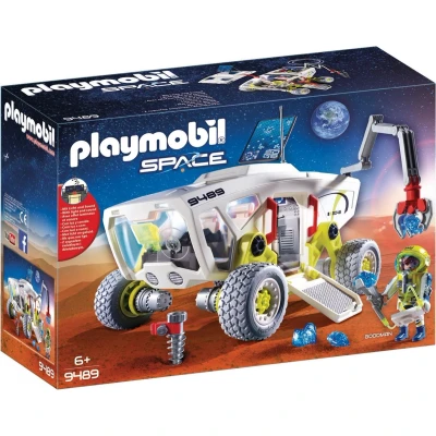 Afbeelding van Playmobil Space 9489 Mars verkenningsvoertuig met verschillende apparaten voor het onderzoeken van oppervlak lichtmodule en geluid vanaf 6 jaar, exclusief bij Amazon