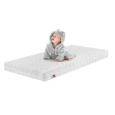 Image de Matela Abeil 1463 60x120 Enroulable Moelleux Polyester Structure en Mousse Blanc
