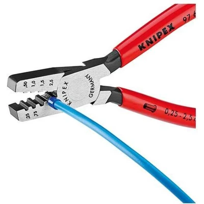 Afbeelding van Knipex 9761145F Adereindhulstang 145mm
