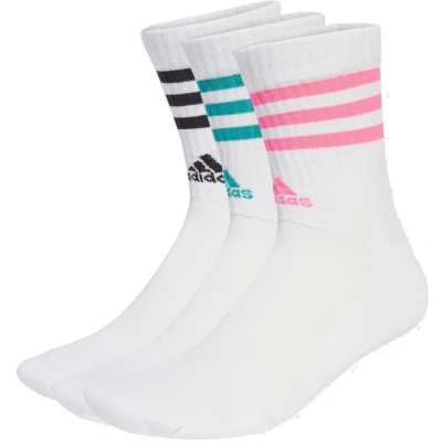 Afbeelding van adidas Performance Unisex 3 PACK Sportsokken, Maat: 34 36, White pure teal lucid pink/black